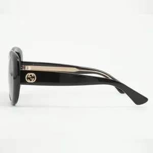 Gucci GG Sunglasses Black With Gold Logo on Arms - GG3830 Gucci GG1830SK Sunglasses | Select Eyewear main image 4